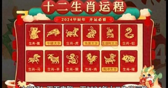 2024年十二生肖表圖片及其背后的文化意義，十二生肖表圖片背后的文化意義，探尋2024年生肖背后的故事