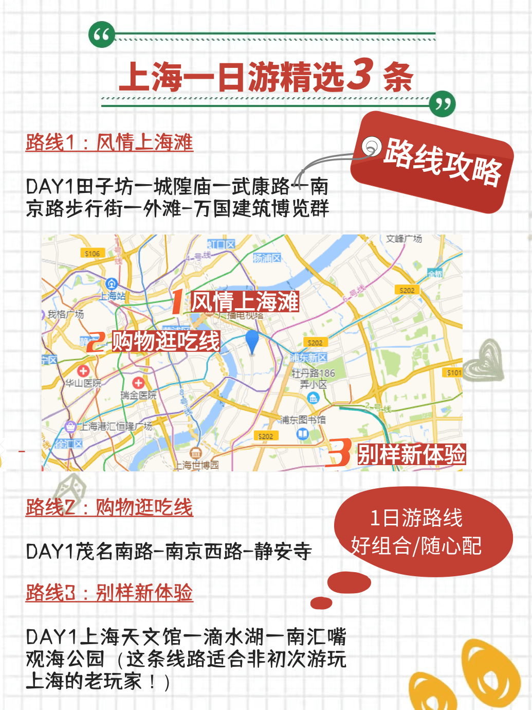 上海一日游最佳路線攻略，上海一日游精選路線攻略