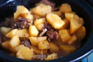 土豆燒牛肉的做法，一道家常美食的烹飪指南，土豆燒牛肉烹飪指南，家常美食的制作方法