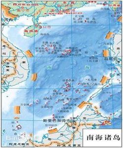 南海諸島分布圖，揭示中國南海豐富地理資源的秘密，南海諸島分布圖揭秘，中國南海地理資源的豐富寶藏