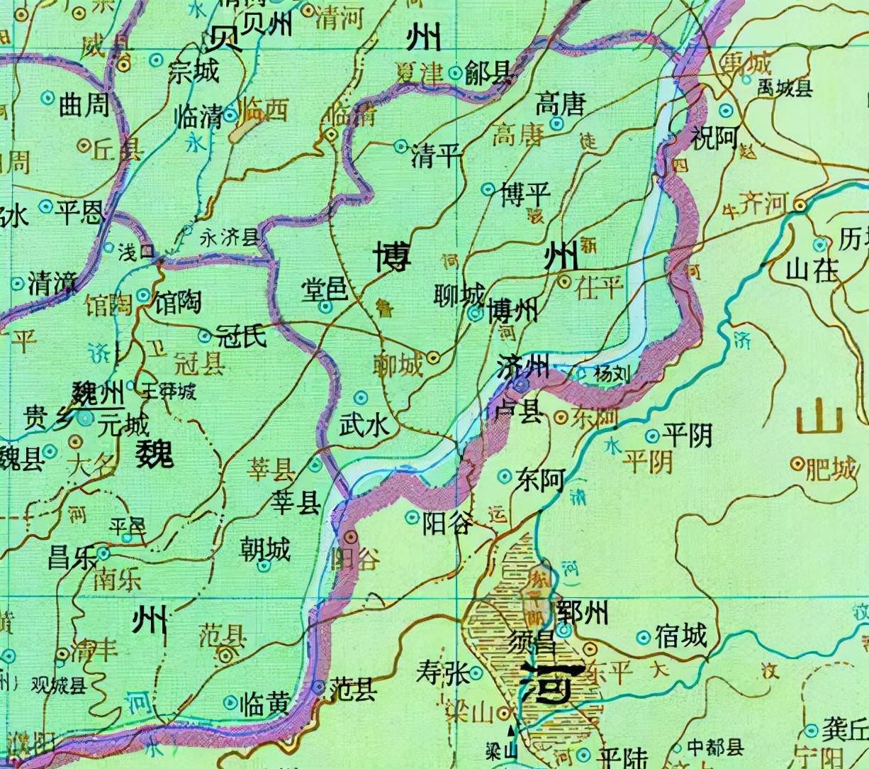 山東聊城地圖全圖放大，探索聊城的地理魅力，探索聊城地理魅力，山東聊城全圖放大呈現(xiàn)
