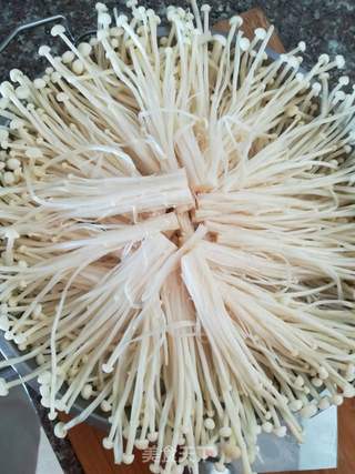 蒸金針菇的做法，一道健康美味的佳肴，蒸金針菇，健康美味佳肴的制作方法