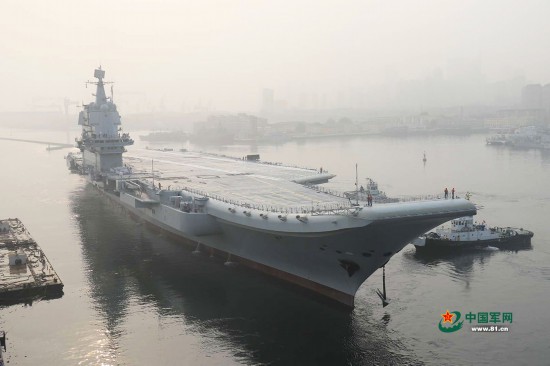第二艘航母出海，中國海軍力量的嶄新篇章，中國海軍力量新篇章，第二艘航母出海啟航