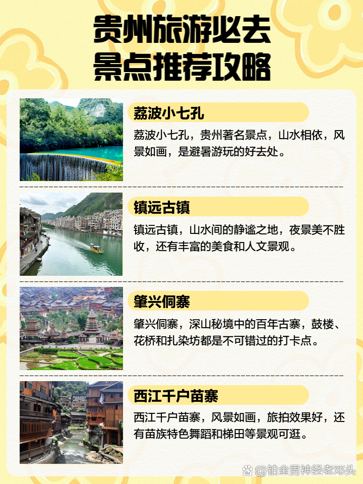 貴州游攻略推薦，探索多彩貴州的自然與人文魅力，貴州游攻略揭秘，自然與人文的多彩魅力探索之旅
