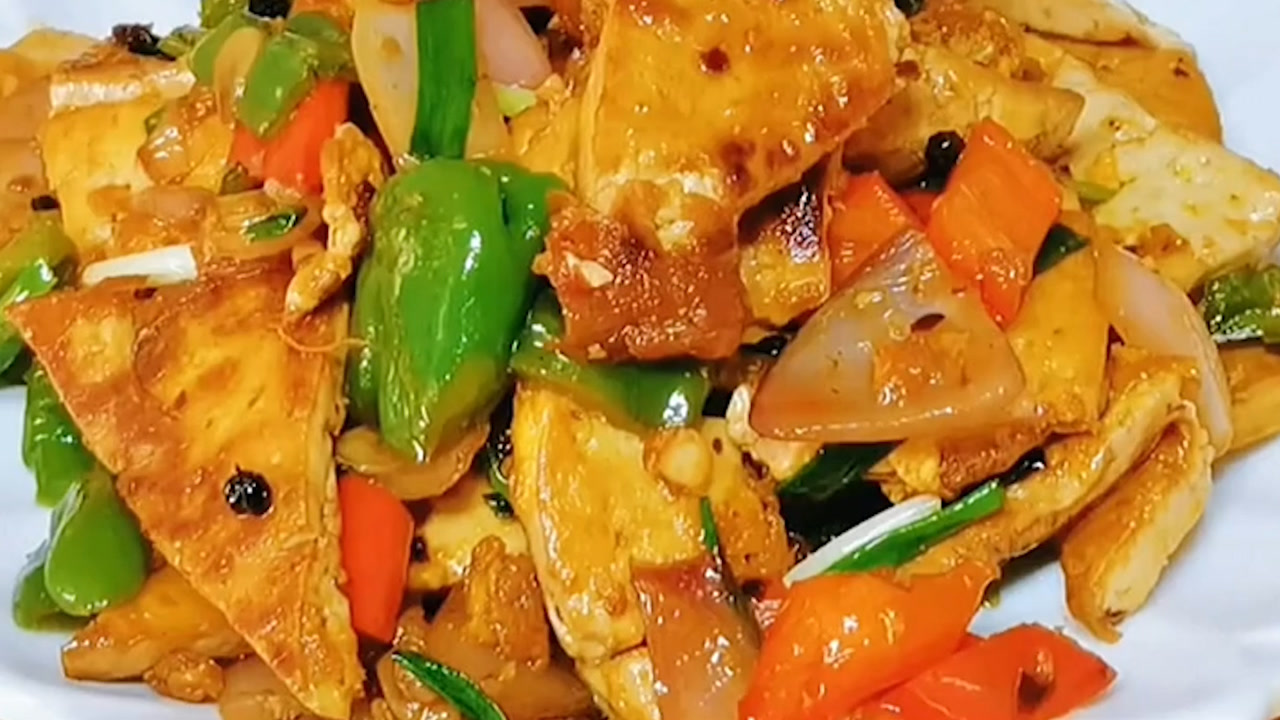 家常美味，炒豆腐的做法，家常美味，炒豆腐的制作方法