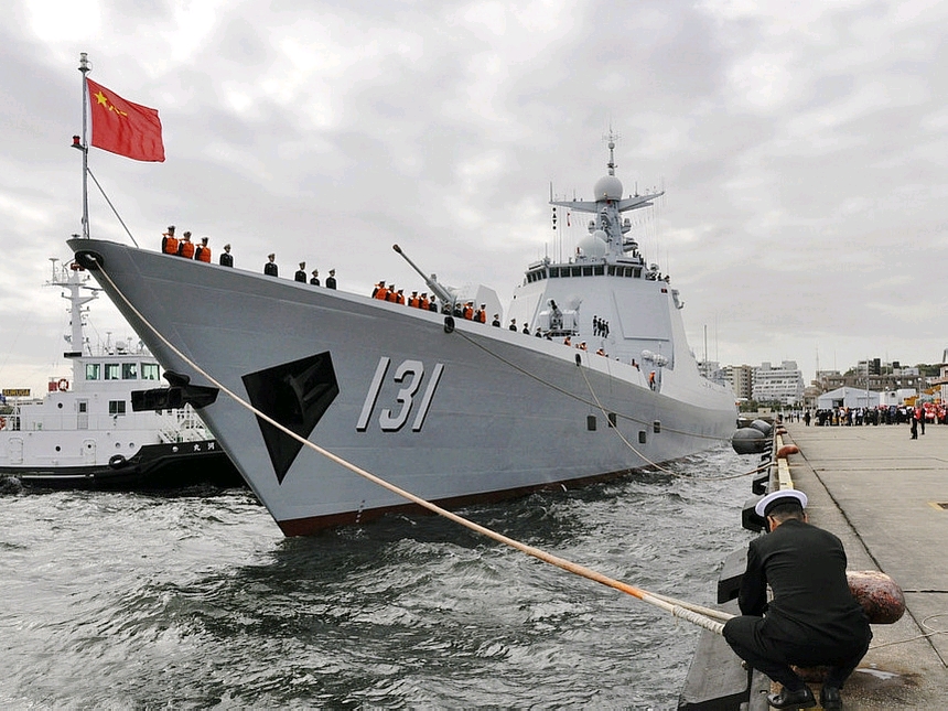 新131艦，中國海軍的新銳力量，中國海軍新銳力量，新131艦亮相